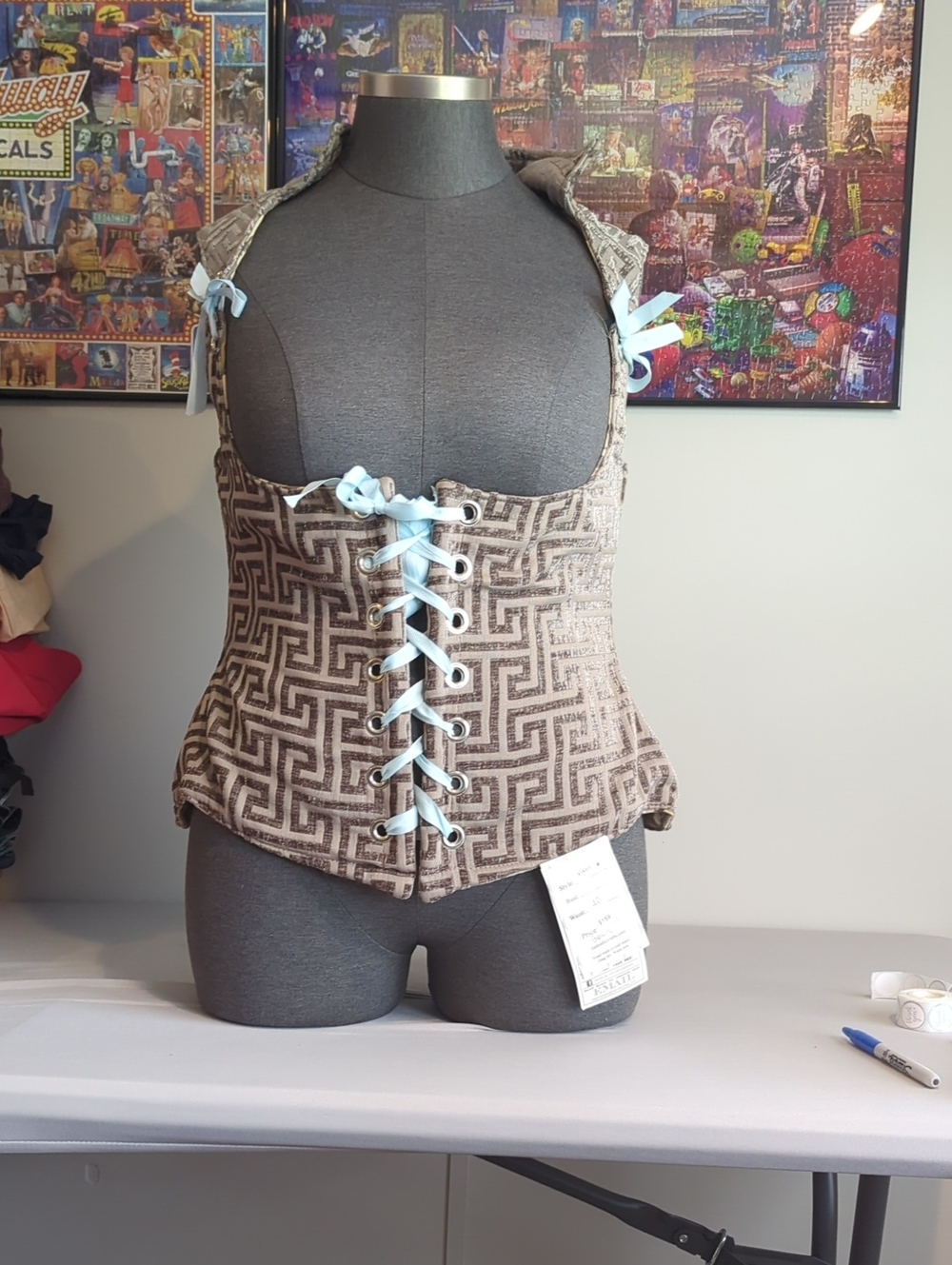 Vixen Corset In Grecian Maze